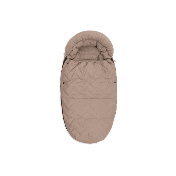 Jollein Voetenzak Buggy Embossed Milky Coffee