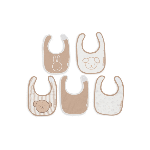Jollein Slab Waterproof 5-pack Miffy Heads