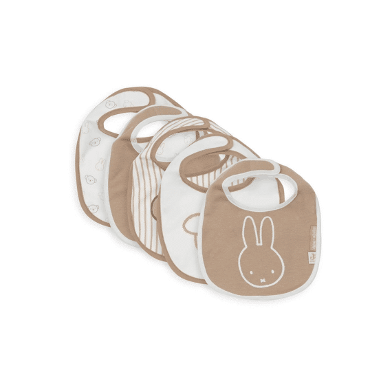 Jollein Slab Waterproof 5-pack Miffy Heads