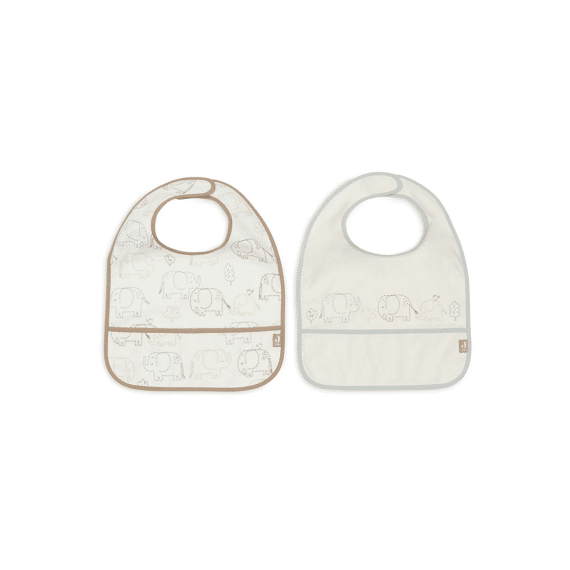 Jollein Slab Waterproof 2-pack Elephant Tales