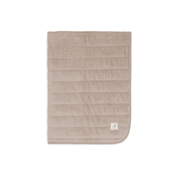 Jollein Deken Wieg Velvet 75x100 Rib Milky Coffee