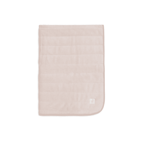 Jollein Deken Wieg Velvet 75x100 Rib Wild Rose