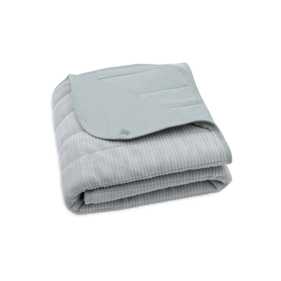 Jollein Deken Wieg Velvet 75x100 Rib Sea Green