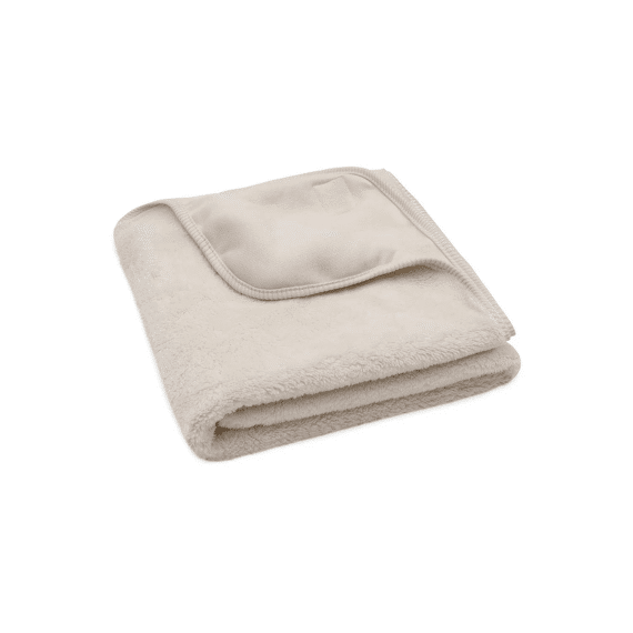 Jollein Deken Wieg Gebreid 75x100 Basic Knit Sherpa Oatmeal