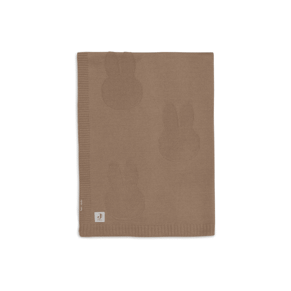Jollein Deken Wieg Gebreid 75x100 Miffy Biscuit