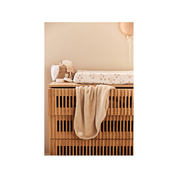 Jollein Deken Bed  100x150 Basic Knit Sherpa Warm Sand