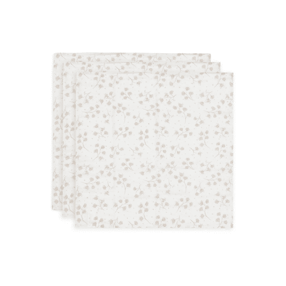 Jollein Tetradoeken 70x70 3-pack Leafy Dreams