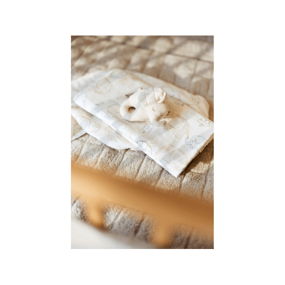 Jollein Washandjes 15x20 Tetra 3-pack Elephant Tales