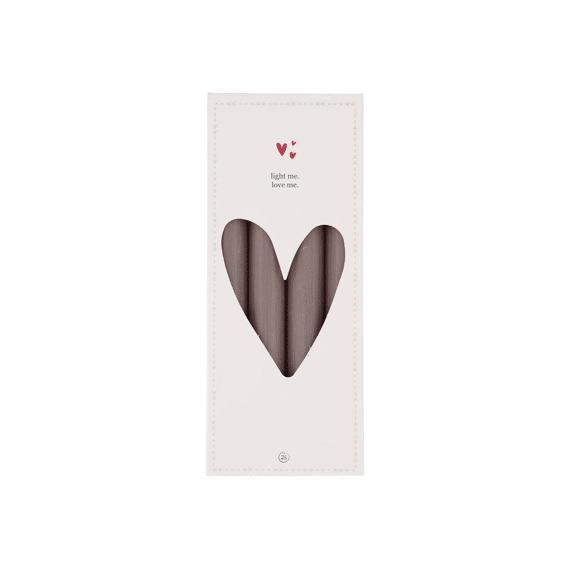 Zusss Set Van 4 Rustieke Kaarsen 20cm Zand