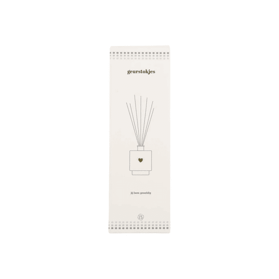 Zusss Geurstokjes Jij Bent Geweldig Wit/goud