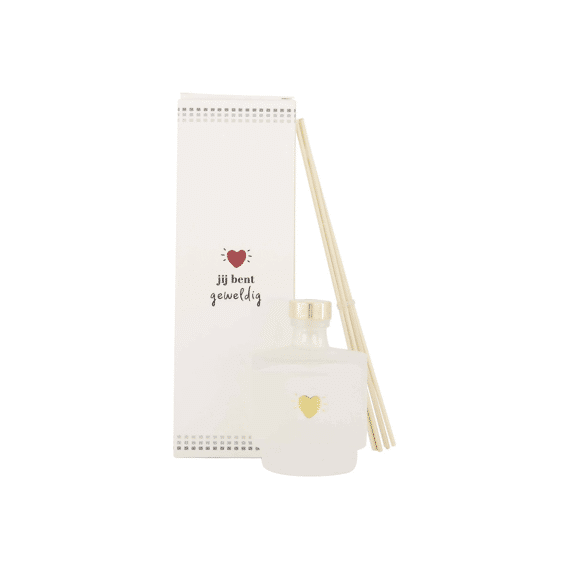 Zusss Geurstokjes Jij Bent Geweldig Wit/goud