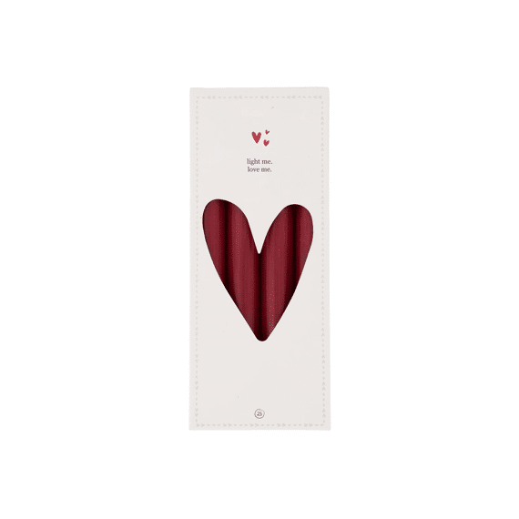 Zusss Set Van 4 Rustieke Kaarsen 20cm Port