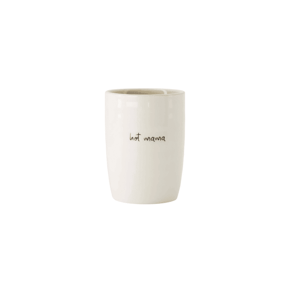 Zusss Koffiemok Hot Mama Wit/zand/zwart