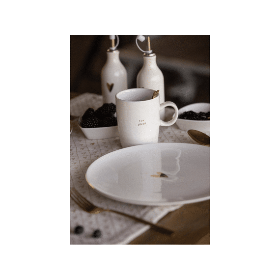 Zusss Theemok Tea Lover Wit/goud