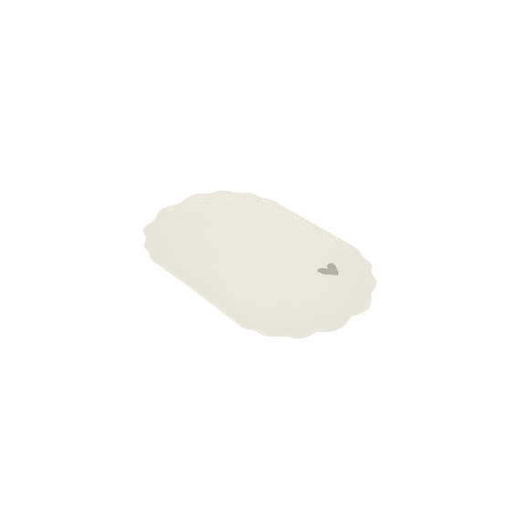 Zusss Stylingbord Keramiek Hartje Wit/zilver