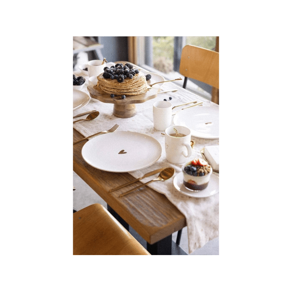 Zusss Taartplateau Hout Hartje Naturel