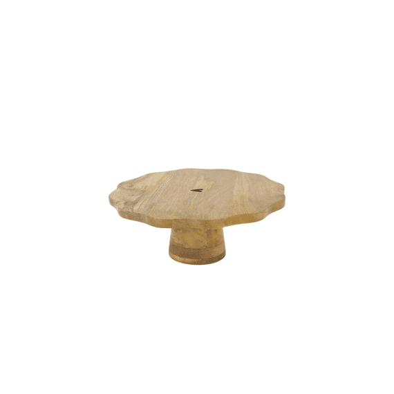 Zusss Taartplateau Hout Hartje Naturel