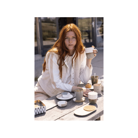 Zusss Koffiemok Darling Grijsblauw