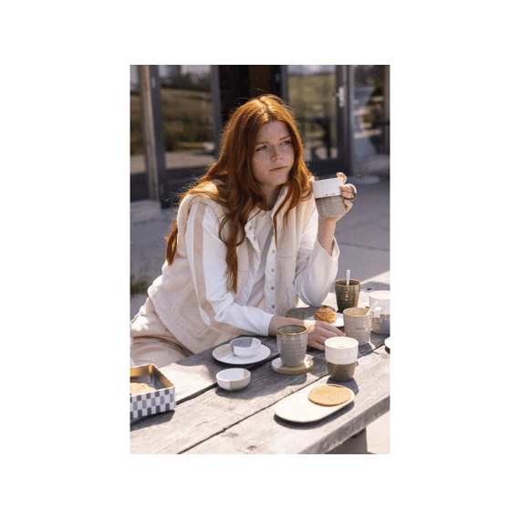 Zusss Koffiemok Darling Grijsblauw