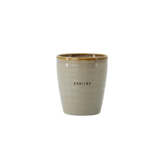 Zusss Koffiemok Darling Grijsblauw