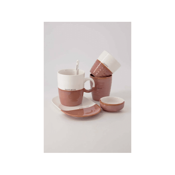 Zusss Koffiemok Smile Burgundy