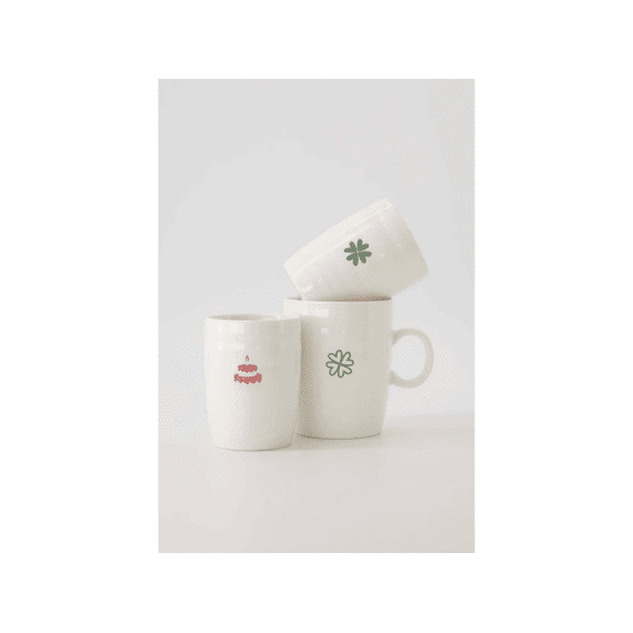 Zusss Koffiemok Taart Wit/roze