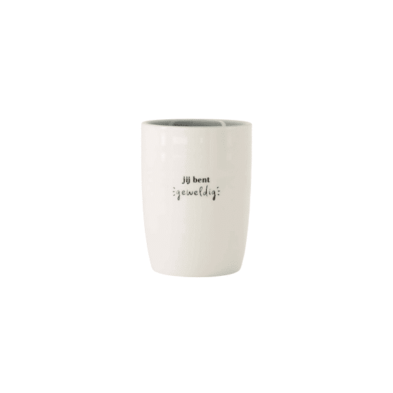 Zusss Koffiemok Je Bent Geweldig Wit/grijsblauw