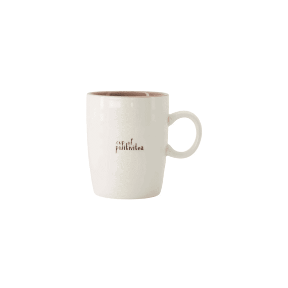Zusss Theemok Cup Of Positivitea Wit/lila/zwart