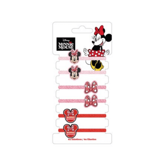 Minnie Haaraccessoire 6 Haarelastiekjes