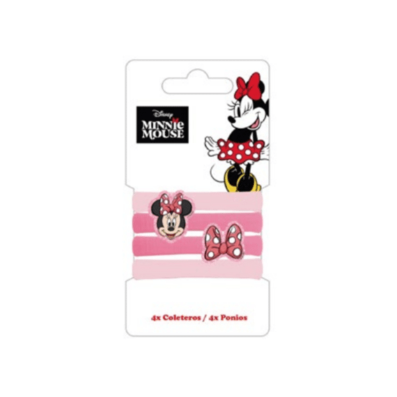 Minnie Haaraccessoire 4 Haarelastiekjes