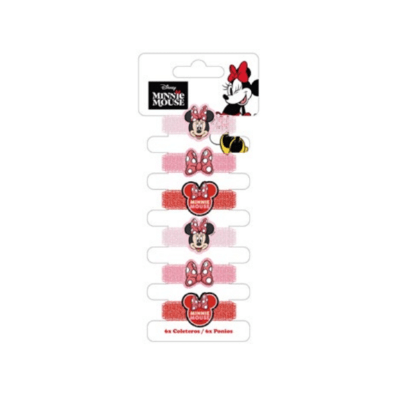 Minnie Haaraccessoire 6 Haarelastiekjes