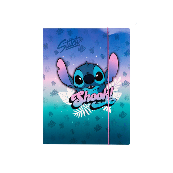 Disney Stitch Blue Elastomap A4