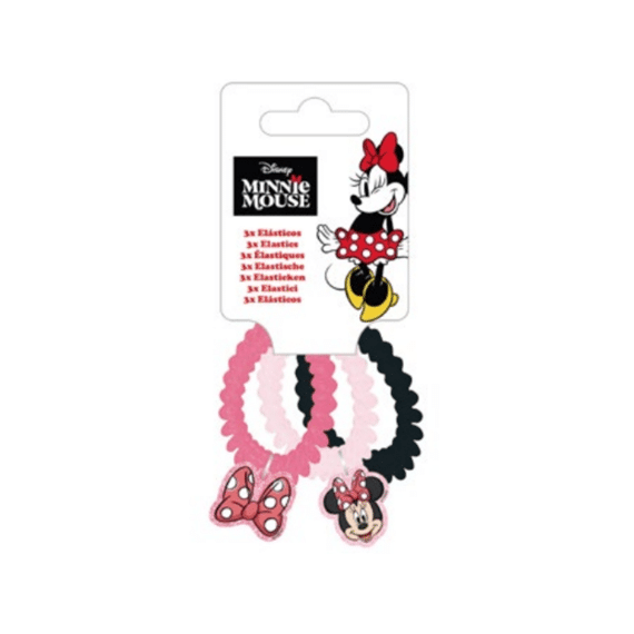 Minnie Haaraccessoire 3 Haarelastiekjes