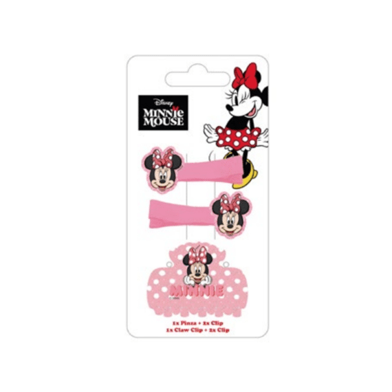 Minnie Haaraccessoire 1 Grote Haarclip + 2 Haarclips