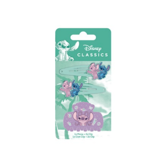 Lilo & Stitch Haaraccessoire 1 Grote Haarclip + 2 Haarclips