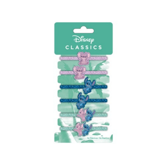 Lilo & Stitch Haaraccessoire 6 Haarelastiekjes