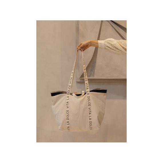 Jens Living Shopper Dolce Vita Zwart 59x42cm