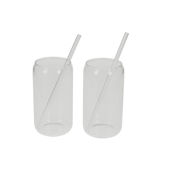 Jens Living Cocktailglazen Met Rietje 2 stuks