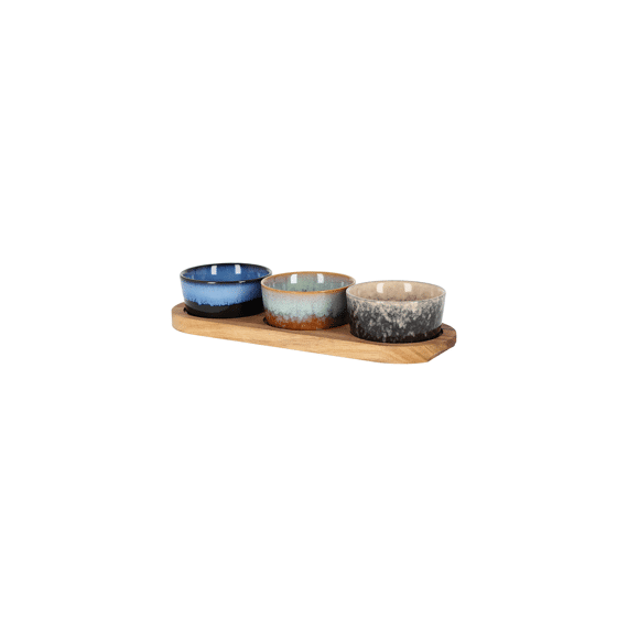 Jens Living Serveerplank Met Schaaltjes