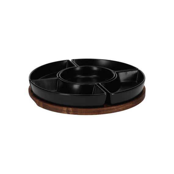 Jens Living Bits & Bites Bo Xl Black 30x30x4,7cm