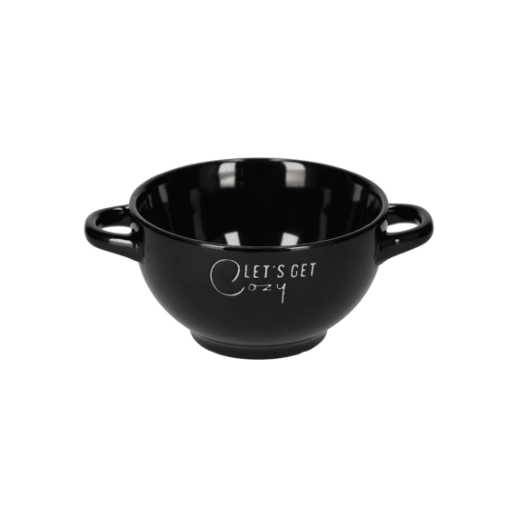 Jens Living Retro Soepkom Zwart
