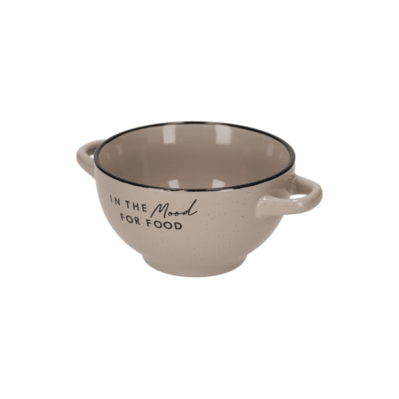 Jens Living Retro Soepkom Taupe