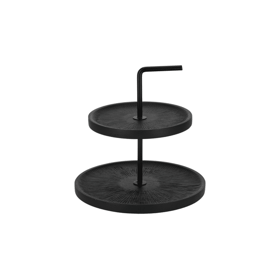 Jens Living Mango Etagere Zwart 25x25x19cm