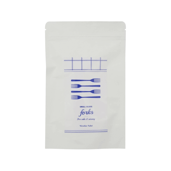 Nicolas Vahe Taartvork Antiek Zilver 4 Stuks