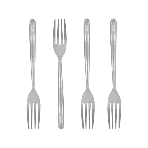 Nicolas Vahe Taartvork Antiek Zilver 4 Stuks