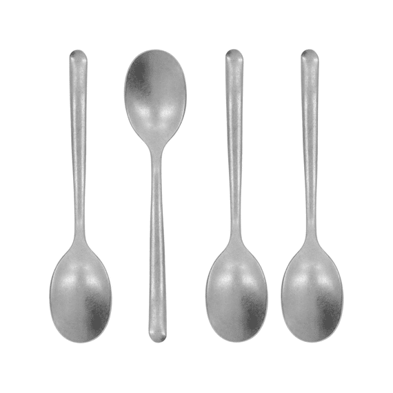 Nicolas Vahe Koffielepel Antiek Zilver 4 Stuks