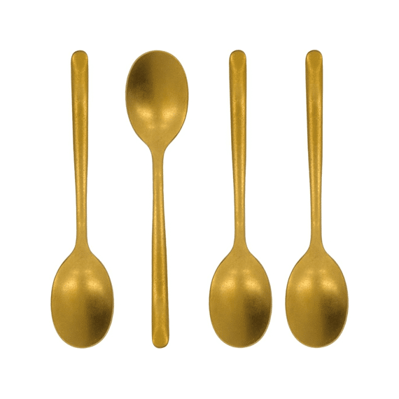 Nicolas Vahe Koffielepel Antiek Goud 4 Stuks