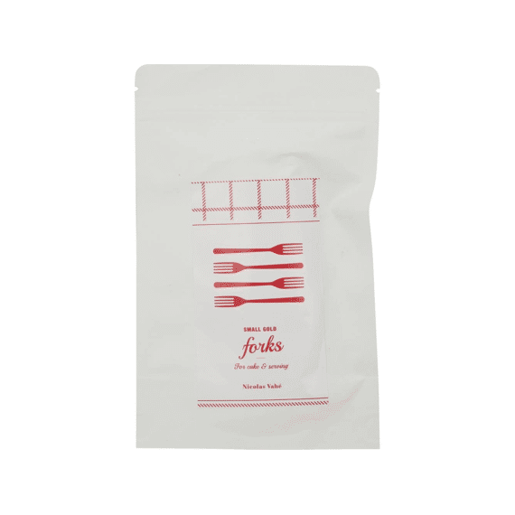 Nicolas Vahe Taartvork Antiek Goud 4 Stuks