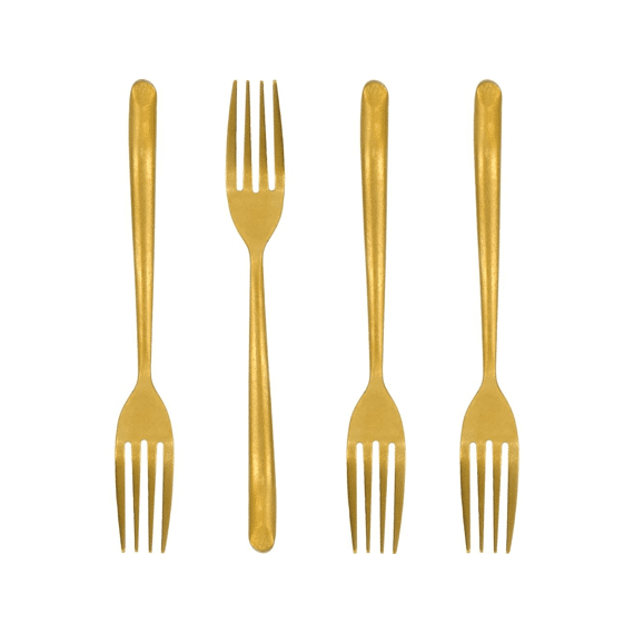 Nicolas Vahe Taartvork Antiek Goud 4 Stuks