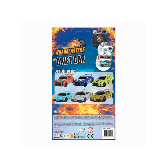 Roadblasters Auto Met Drift Functie Frictie 16cm Assortiment